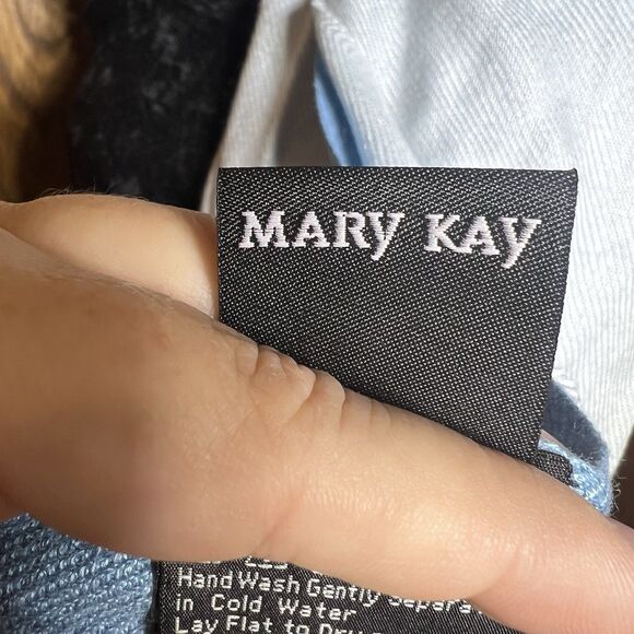 MARY KAY Scarf WRAP BLANKET SCARF SHAWL VISCOSE SOFT 28" X 80" Lightweight Blue - Picture 3 of 9